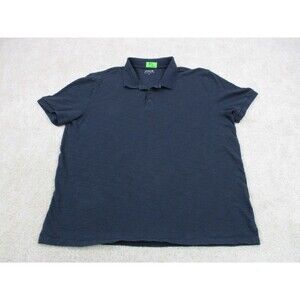 Vince Polo Shirt Mens Large L Blue Preppy Cotton Short Sleeve Golf